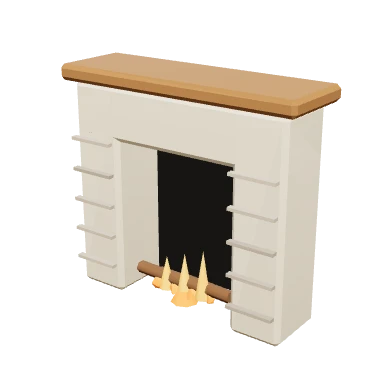 Mô hình 3D Lò sưởi — Nội thất