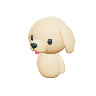Mô hình 3D Cún con — Thú cưng