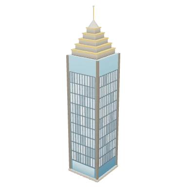 Mô hình 3D Tháp Vương miện — Đại đô thị